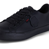 Kickers Tovni Lacer Leather Mens Shoes Black side view detail
