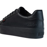 Kickers Tovni Stack Leather Womens Shoes Black side view detail