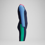 Speedo Long Sleeve Colorblock Rash Guard & Jammer Set
