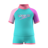 Speedo Junior Unisex Short Sleeves Rash Guard Set Tur