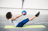 Urban Fitness Pilates Ball Blue