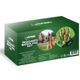 Toyfinity Wooden Bowling Set