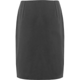Aspire Straight Kick Pleat Skirt (Banner) in Grey