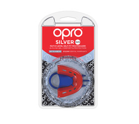 Self-Fit GEN4 SILVER Junior & Adult Mouthguard Gum Shield (Opro)
