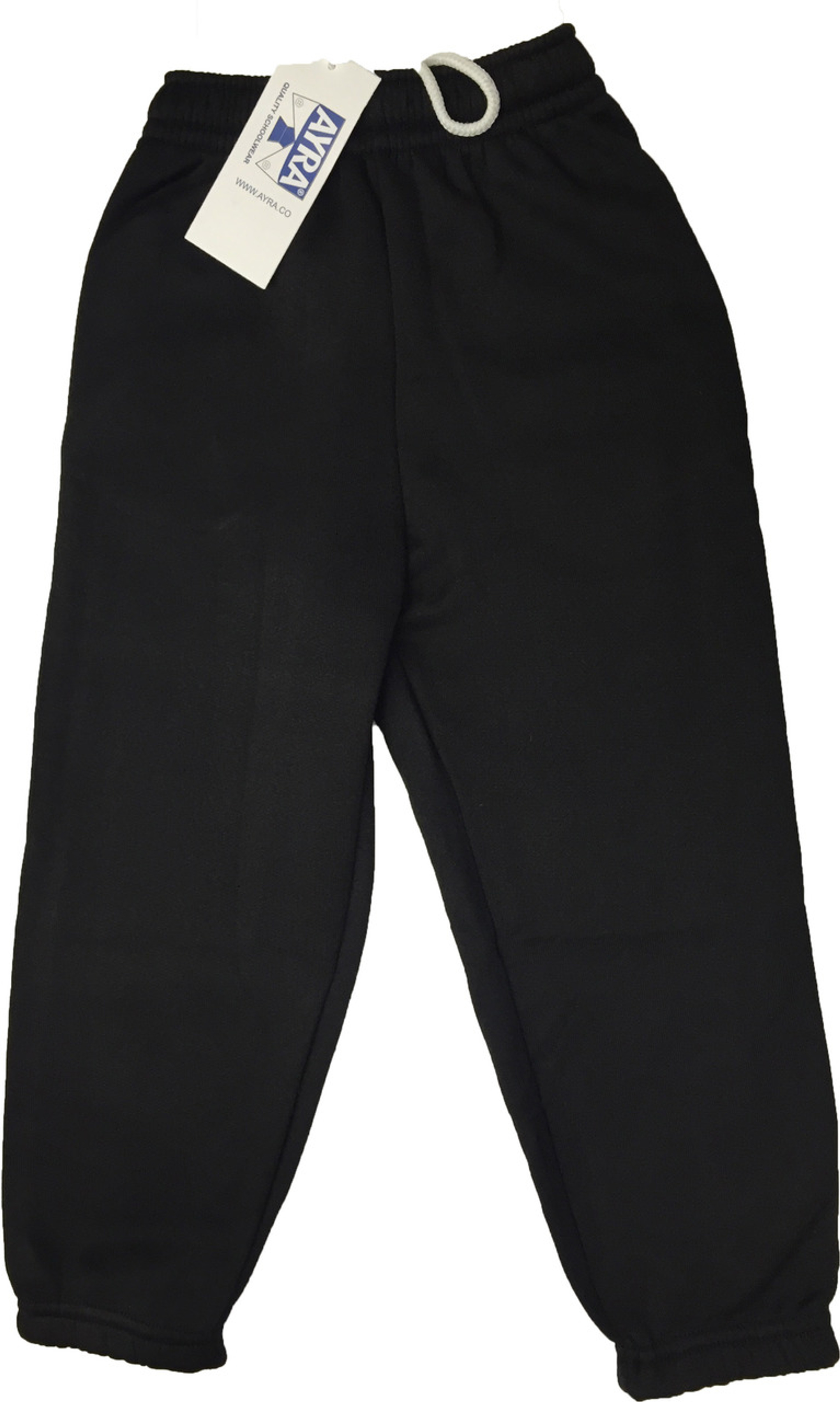 boys black school joggers