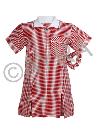 plus fit gingham school dress