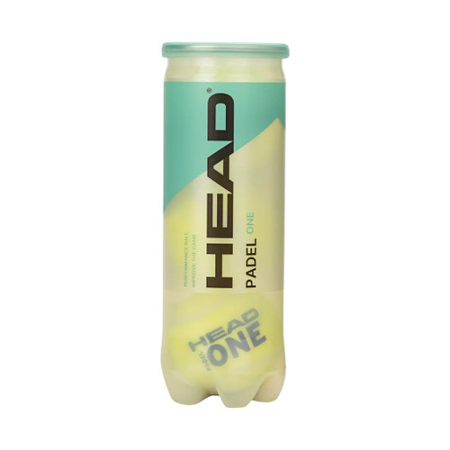 Head Padel One padel balls – performance 3-ball tube for advanced players Head Padel One padel balls – performance 3-ball tube for advanced players