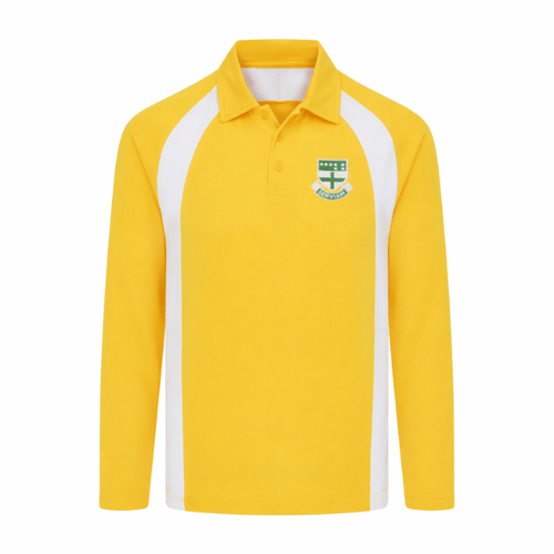 St Angela's Ursuline School Uniform PE LONG SLEEVE Polo