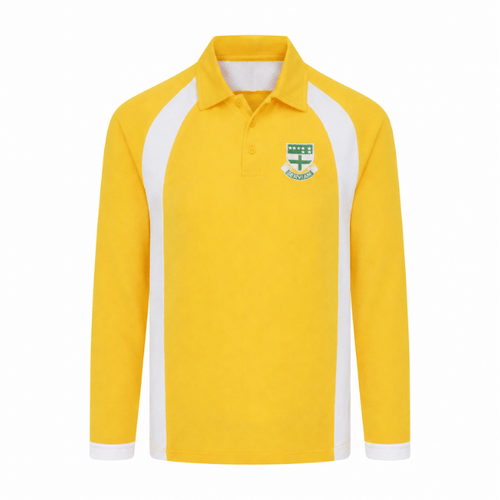 St Angela's Ursuline School Uniform PE LONG SLEEVE Polo