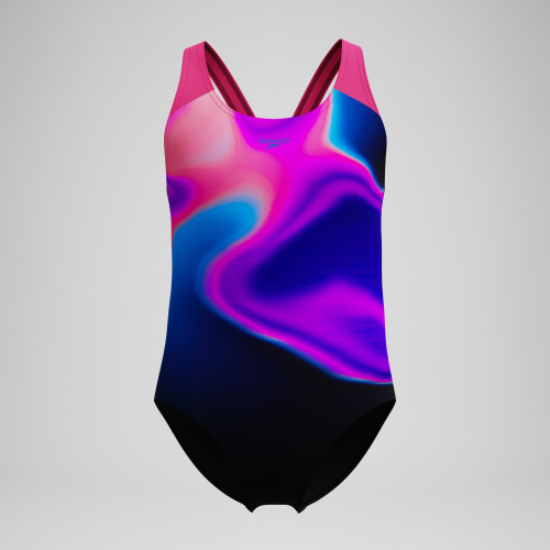Speedo Print Splashback One Piece (Pink) - B1