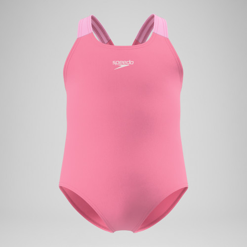 Speedo Infant Girls Medalist Swimsuit Pink