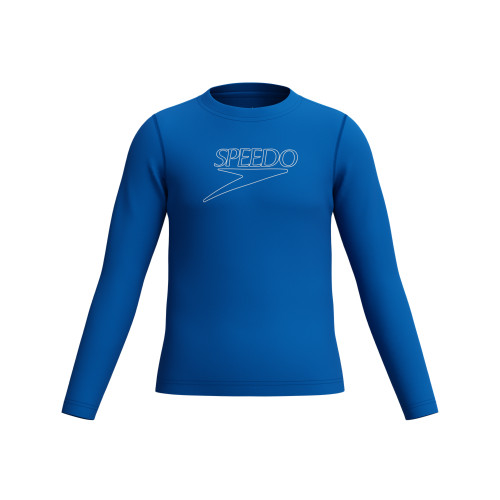 Speedo Unisex Long Sleeve Classic Logo Rash Guard
