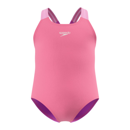 Speedo Infant Girls Medalist Swimsuit Pink