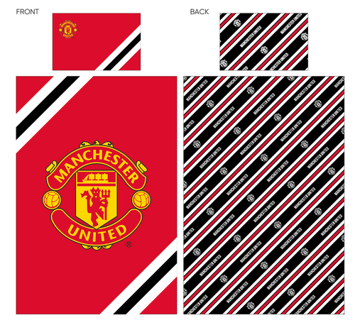 Team Merchandise Core Stripe Single Duvet Set