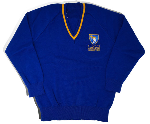 St Johns Angell Town C Of E Primary School V-Neck Knitted Jumper