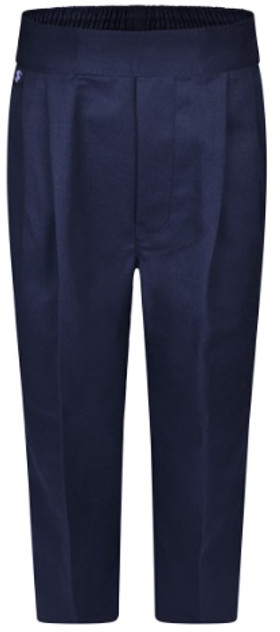 Innovation boys full elastic pull on school trousers in grey, navy, black and charcoal grey – smart school uniform look