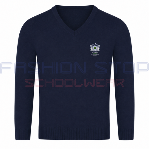 Plashet School Uniform V-Neck Jumper (Years 7 Only)