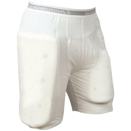 Kookaburra Protective Shorts With Protective Padding in White