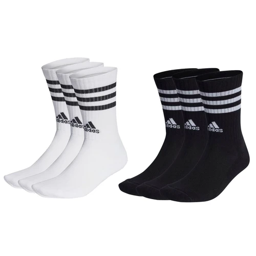 Adidas 3 Stripe Cushioned Crew Socks Adult (3 Pairs)