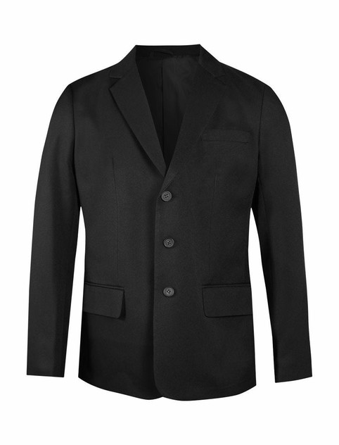 Boys S-Cut Blazer (Banner) in Black