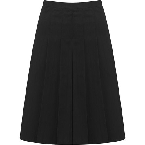 Aspire Pleated Skirt (Banner) in Black