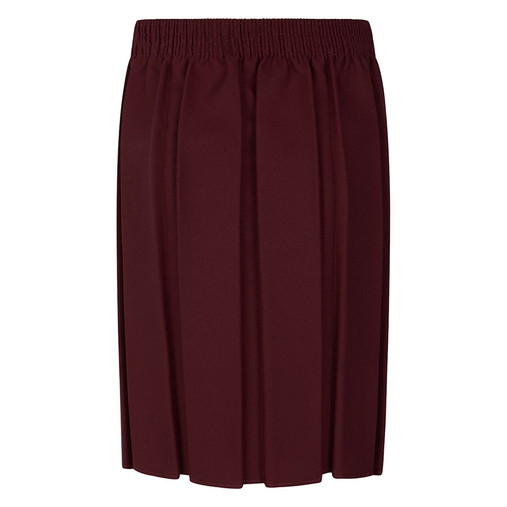 School Uniform Box Pleat Skirt (Zeco) (GS3002(HD)) Maroon