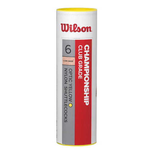 Wilson Championship Shuttle (Tube of 6) (WBS305W)