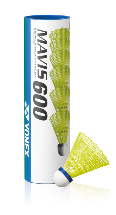  Yonex Mavis 600 Shuttles (Tube of 6) (YX600W)