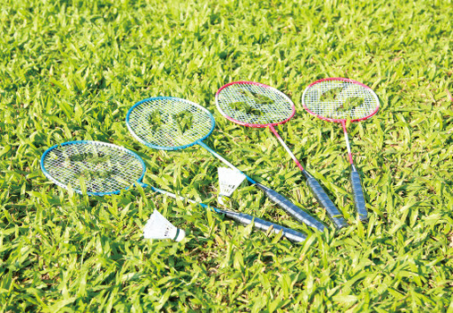 Sportcraft Badminton & Volleyball Combo Set (SOL08810)