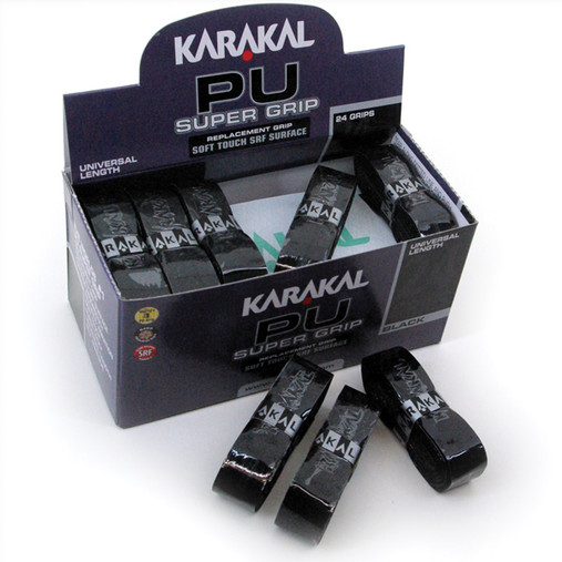 Karakal Black PU Super Grip (Box of 24) (KA667) 