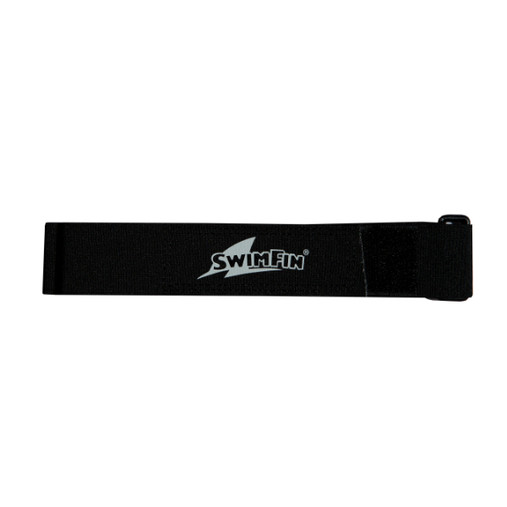 SwimFin Replacement Strap (SWA101BW). SwimFin replacement straps – adjustable black straps for SwimFin float, shown laid out for size and fit reference