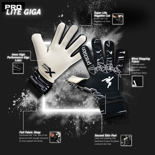 Precision Junior Fusion X Pro Lite Giga GK Gloves (PRG15106)
