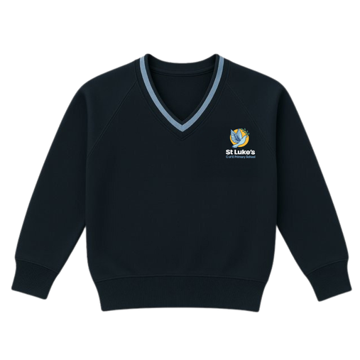 St Lukes Primary School V-Neck Knitted Jumper