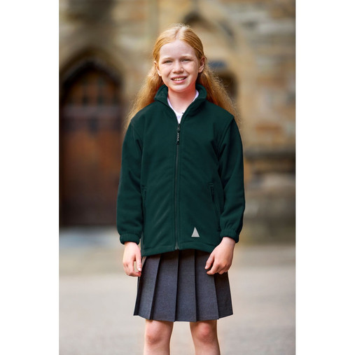 School Polar Fleece Jacket, Warm Uniform Fleece, view 8
