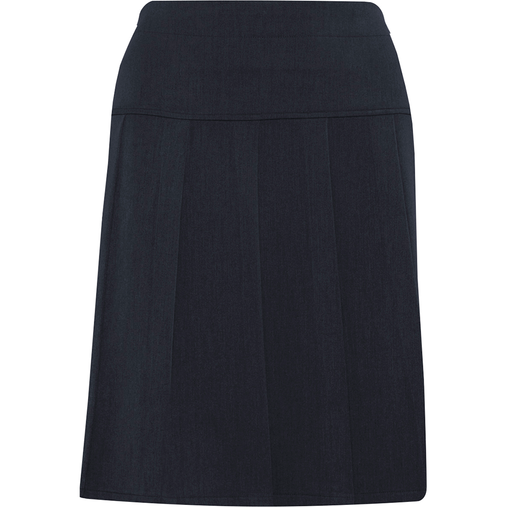 Charleston Junior Pleated Skirt (Banner) Navy Front