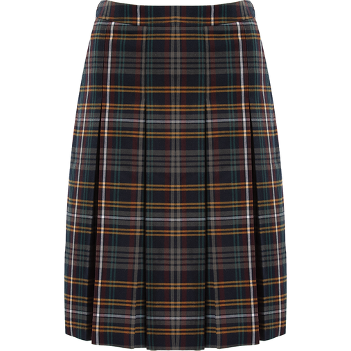 Tartan Pleated Skirt (Banner) Mixed Multi Colour Tartan Pleated Skirt (Banner) Mixed Multi Colour
