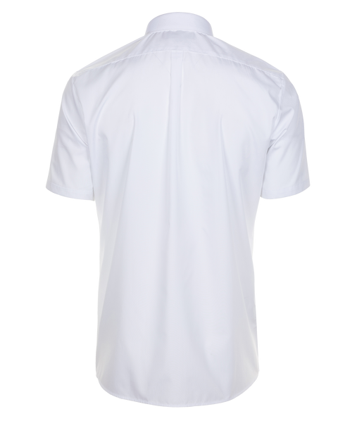 TPS213 Boys Short Sleeve Non-Iron Shirt - Slim Fit - White - Twin Pack - White