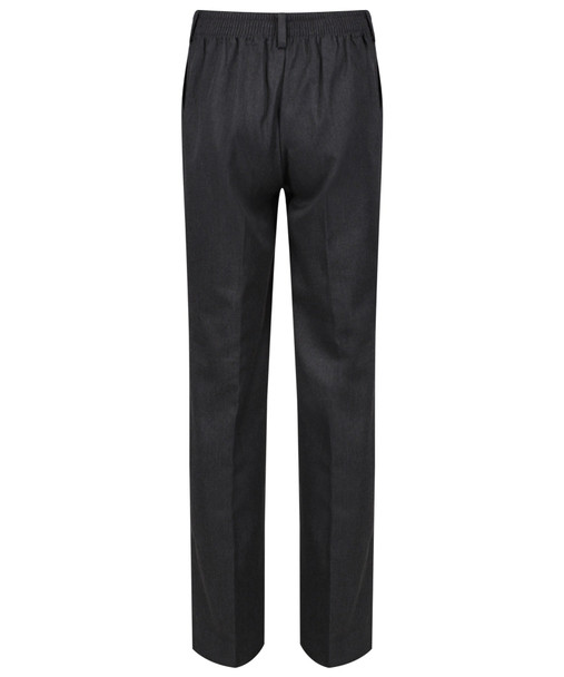 BT25 Junior Boys Regular Fit Trouser - Black - Harrow Grey