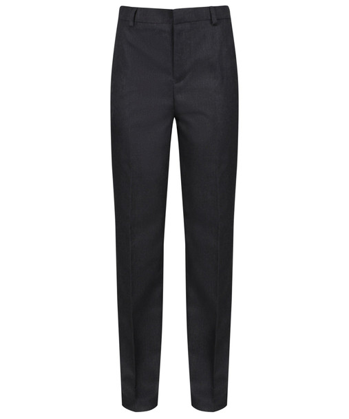 BT24 Junior Boys Slim Fit Trouser - Black - Harrow Grey