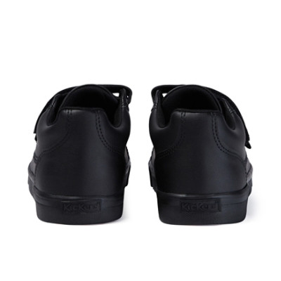 Kickers Tovni Trip Leather Youth School Shoes Black inner lining detail