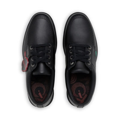 Kickers Kelland Lo Lace Leather Adult School Shoes Black sole detail