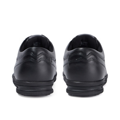 Kickers Troiko Lace Leather Youth Boys School Shoes Black inner lining detail