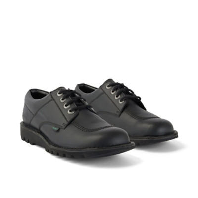 Kickers Kick Lo Vegan Mens Shoes Black top view