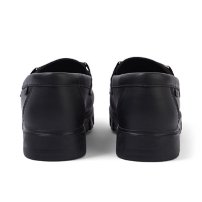 Kickers Lennon Loafer Leather Mens Shoes Black inner lining detail