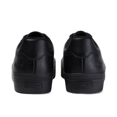 Kickers Tovni Stack Leather Womens Shoes Black inner lining detail