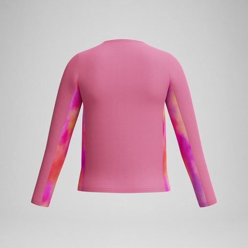 Speedo Long Sleeve Print Splice Rash Guard - B5