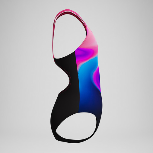 Speedo Print Splashback One Piece (Pink) - B3