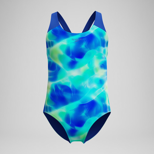 Speedo Print Splashback One Piece (Blue) - B1