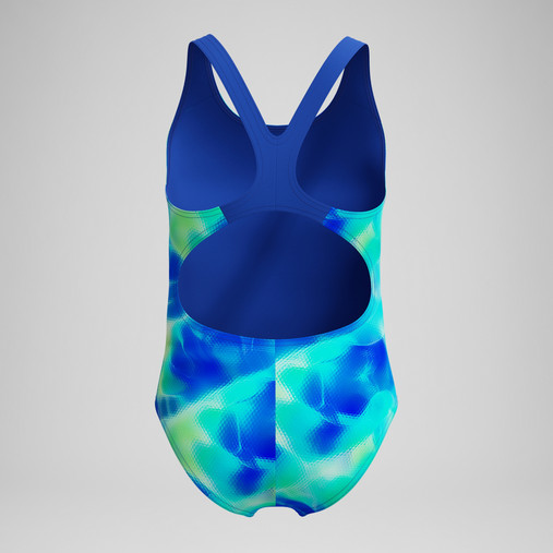 Speedo Print Splashback One Piece (Blue) - B5