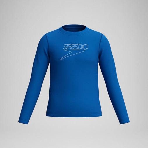 Speedo Unisex Long Sleeve Classic Logo Rash Guard